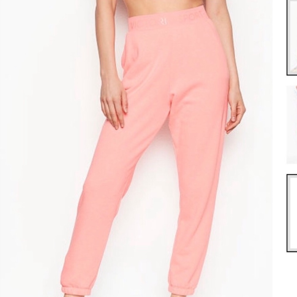 Victoria secret sport pink high waist jogger pant